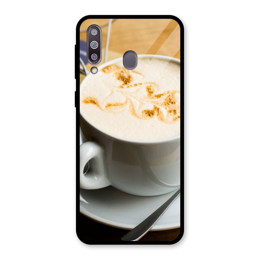 Morning Coffee Glass Back Case for Galaxy M30