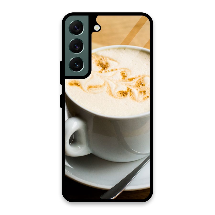 Morning Coffee Glass Back Case for Galaxy S22 5G