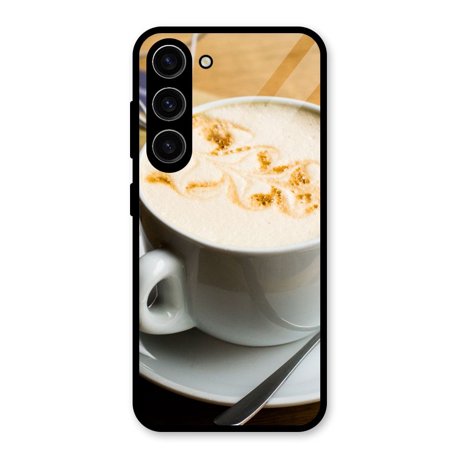Morning Coffee Glass Back Case for Galaxy S23