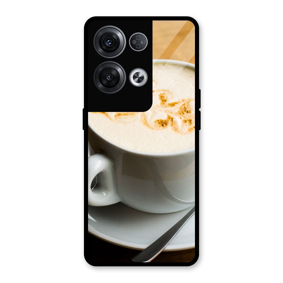 Morning Coffee Glass Back Case for Oppo Reno8 Pro 5G