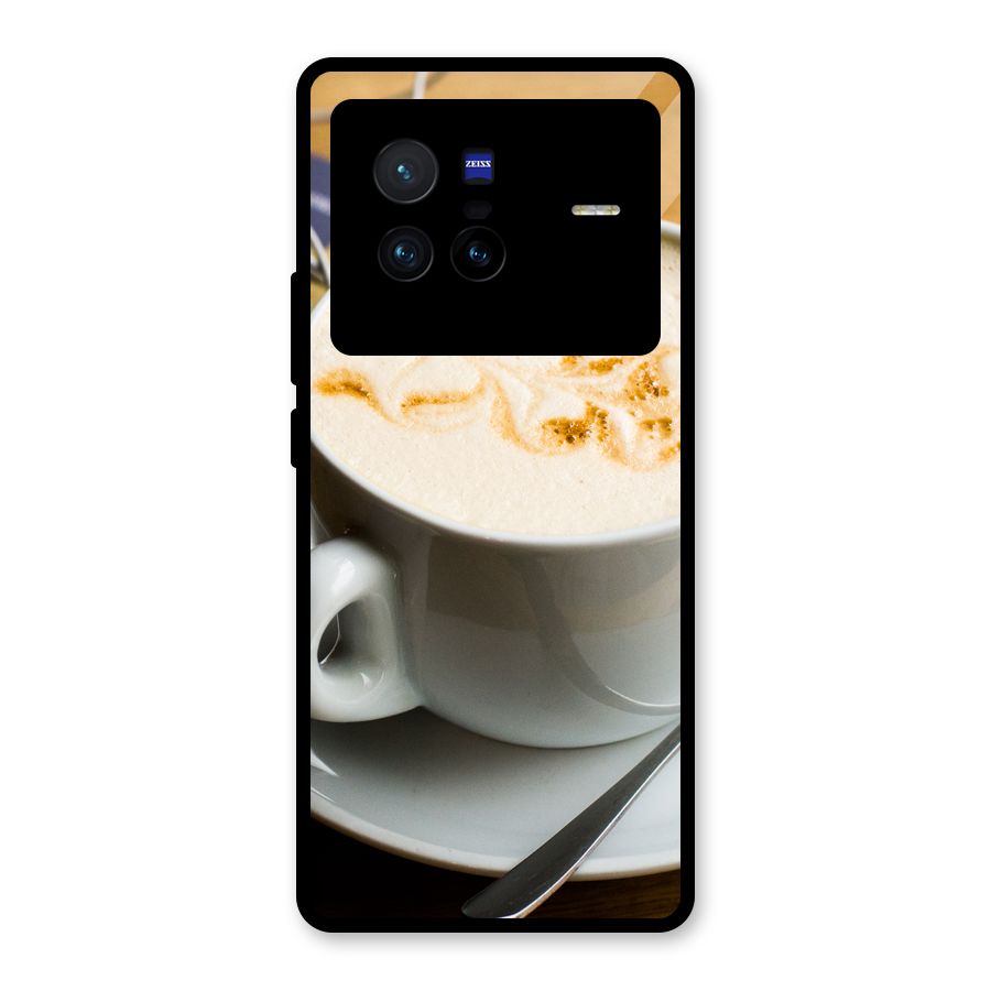 Morning Coffee Glass Back Case for Vivo X80