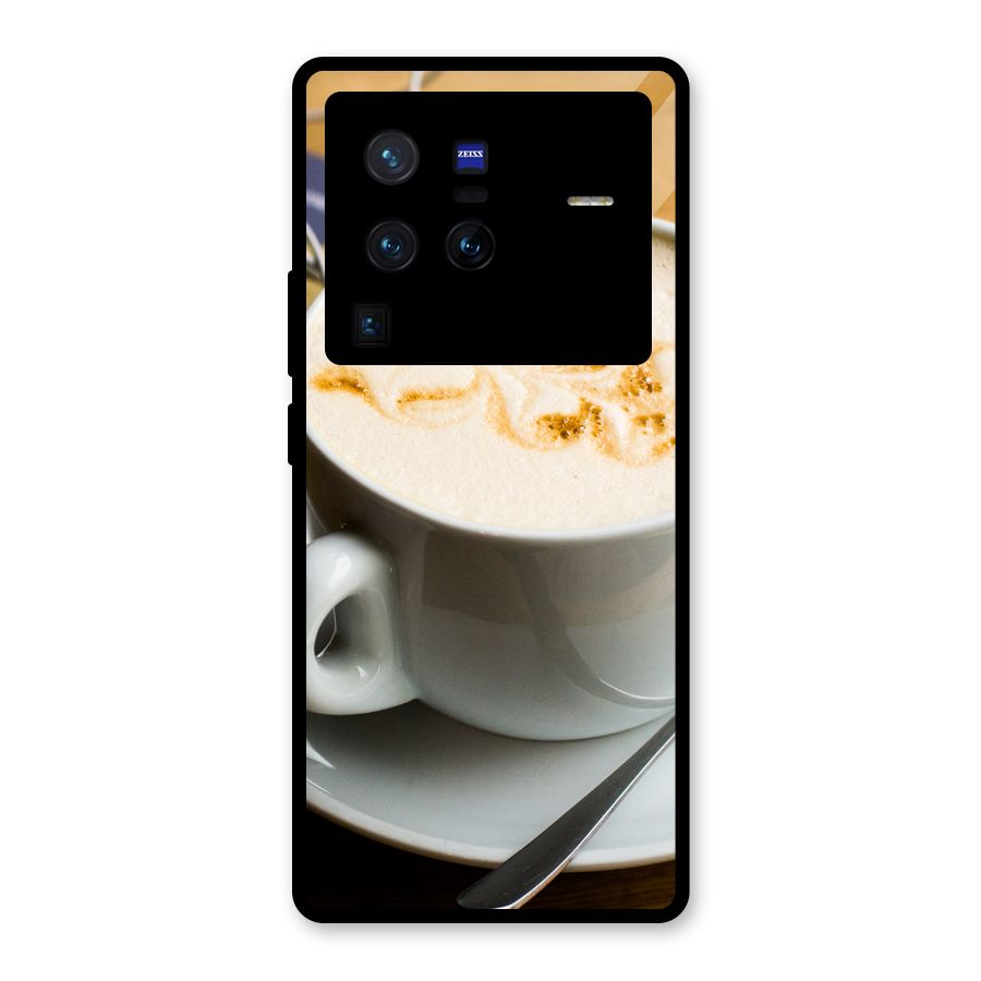 Morning Coffee Glass Back Case for Vivo X80 Pro