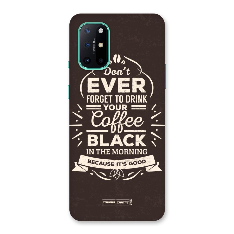 Morning Coffee Love Back Case for OnePlus 8T