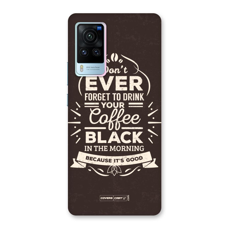 Morning Coffee Love Back Case for Vivo X60 Pro