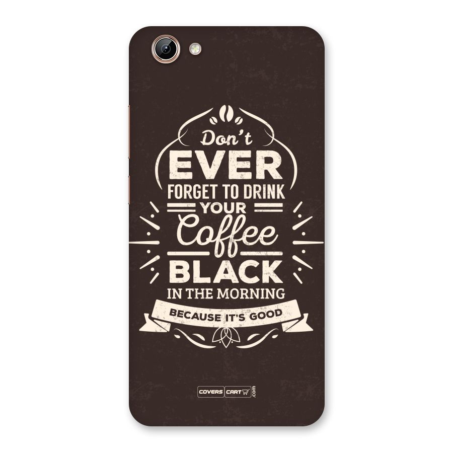 Morning Coffee Love Back Case for Vivo Y71i