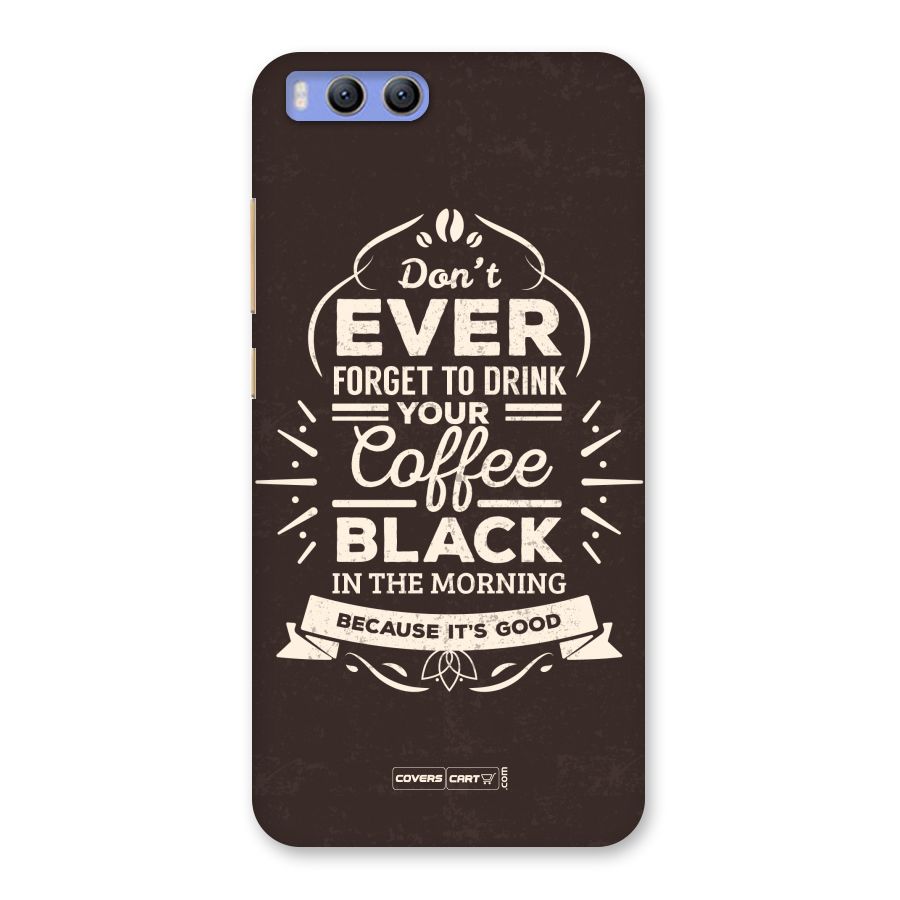 Morning Coffee Love Back Case for Xiaomi Mi 6