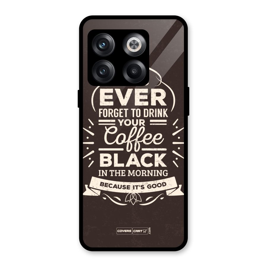 Morning Coffee Love Glass Back Case for OnePlus 10T