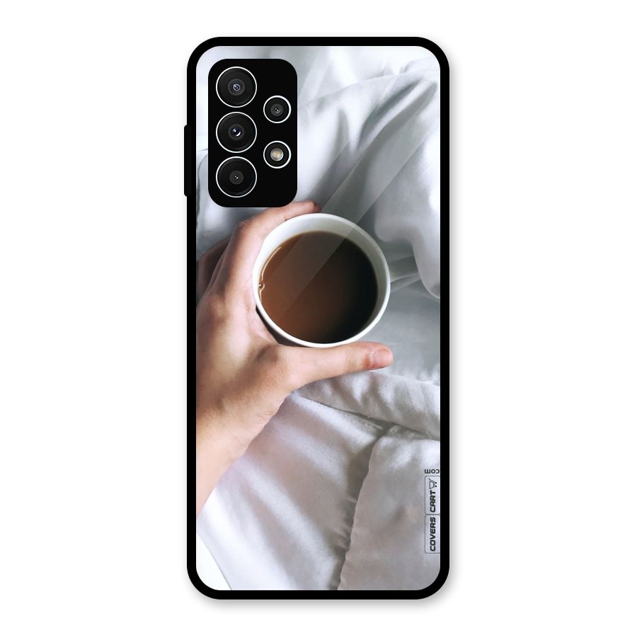 Morning Mocha Glass Back Case for Galaxy A23