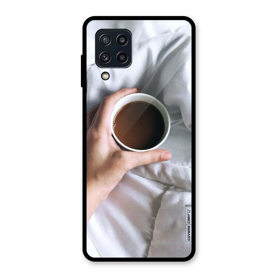 Morning Mocha Glass Back Case for Galaxy M32