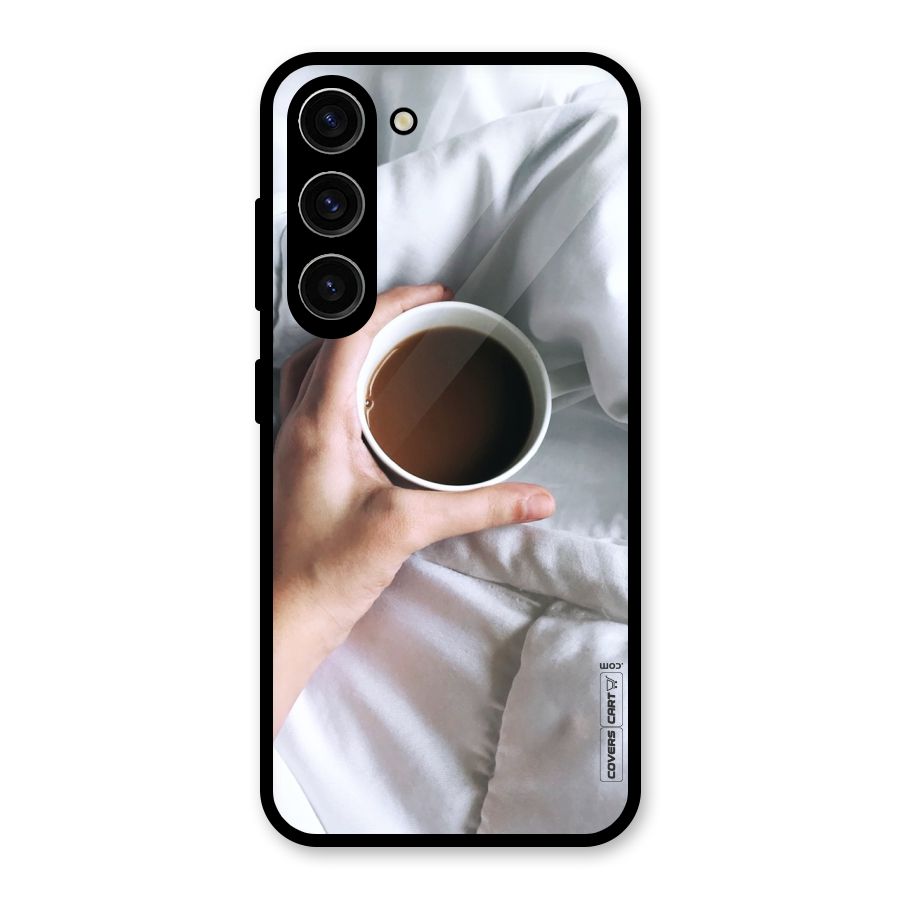 Morning Mocha Glass Back Case for Galaxy S23