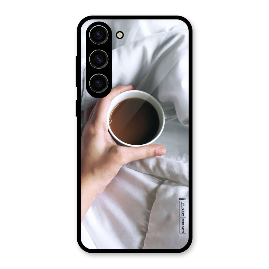 Morning Mocha Glass Back Case for Galaxy S23 Plus