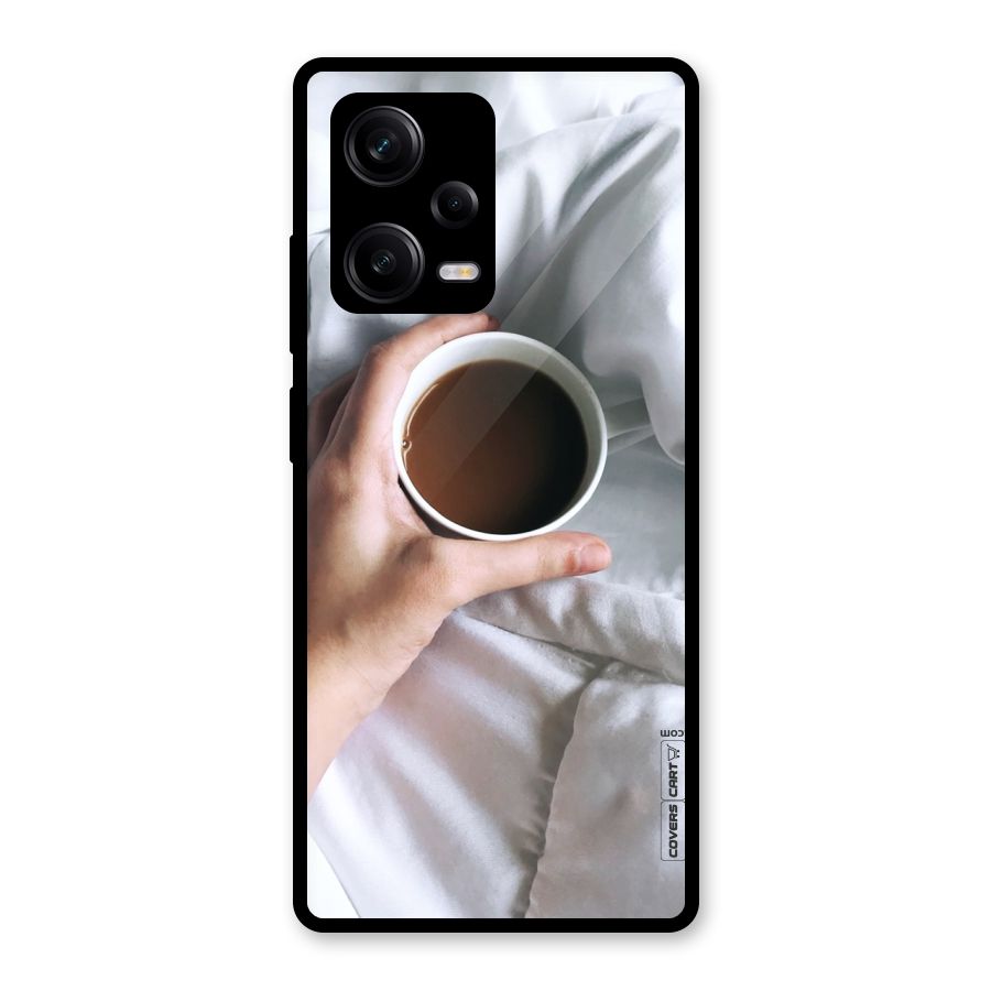 Morning Mocha Glass Back Case for Redmi Note 12 Pro