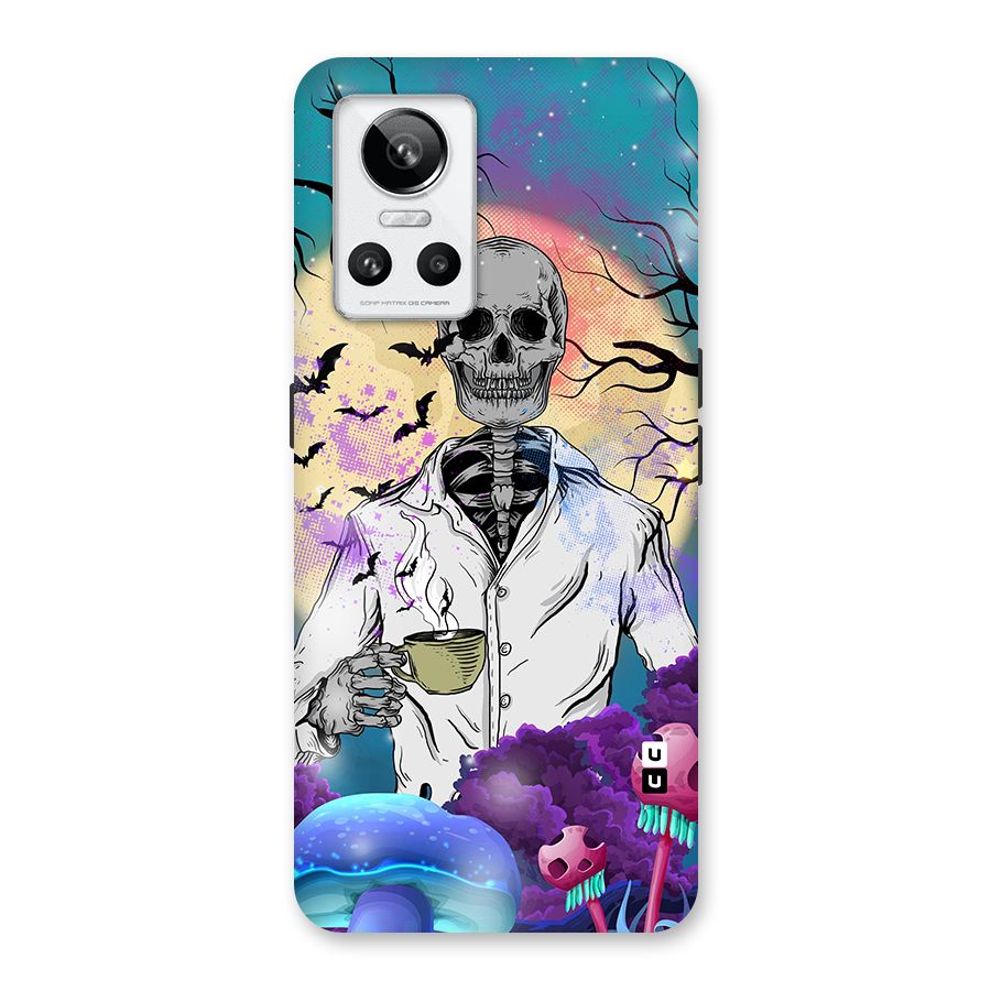 Morning Tea Skull Back Case for Realme GT Neo 3