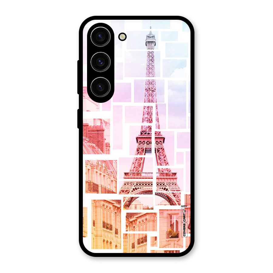 Mosiac City Glass Back Case for Galaxy S23