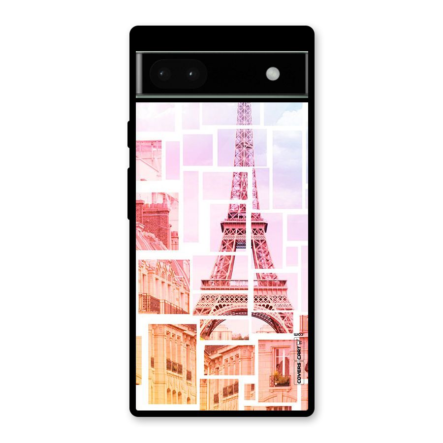 Mosiac City Glass Back Case for Google Pixel 6a