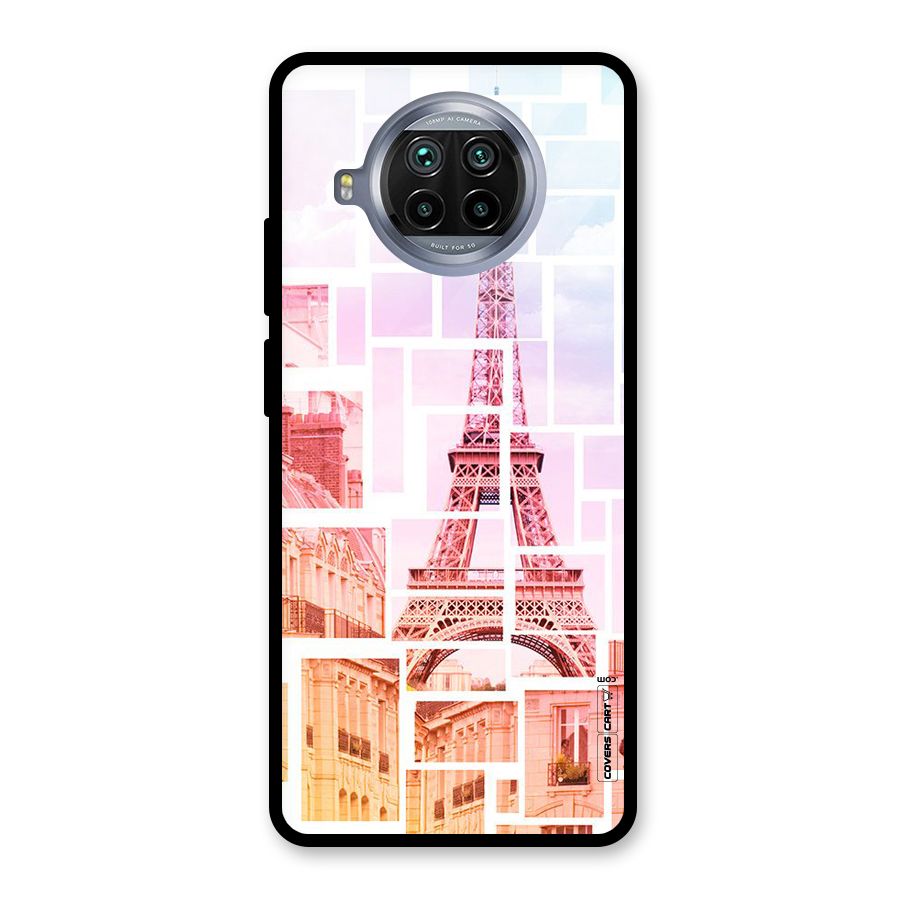 Mosiac City Glass Back Case for Mi 10i