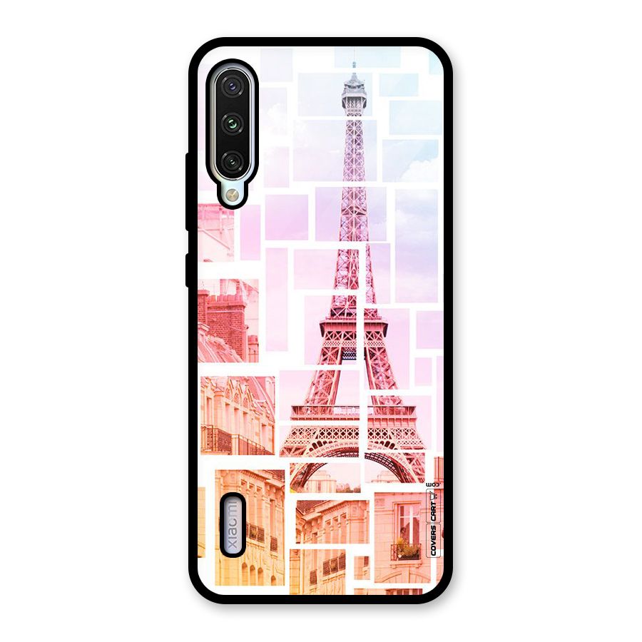 Mosiac City Glass Back Case for Mi A3