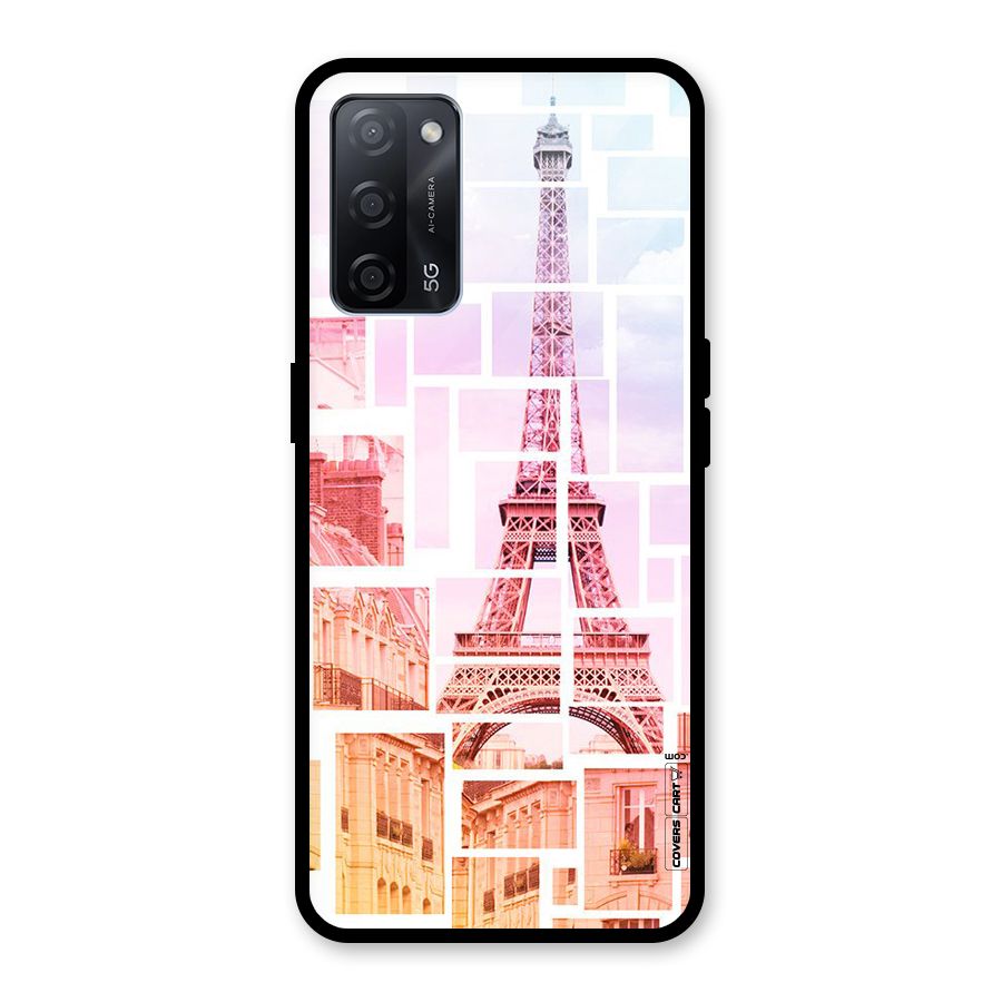 Mosiac City Glass Back Case for Oppo A53s 5G