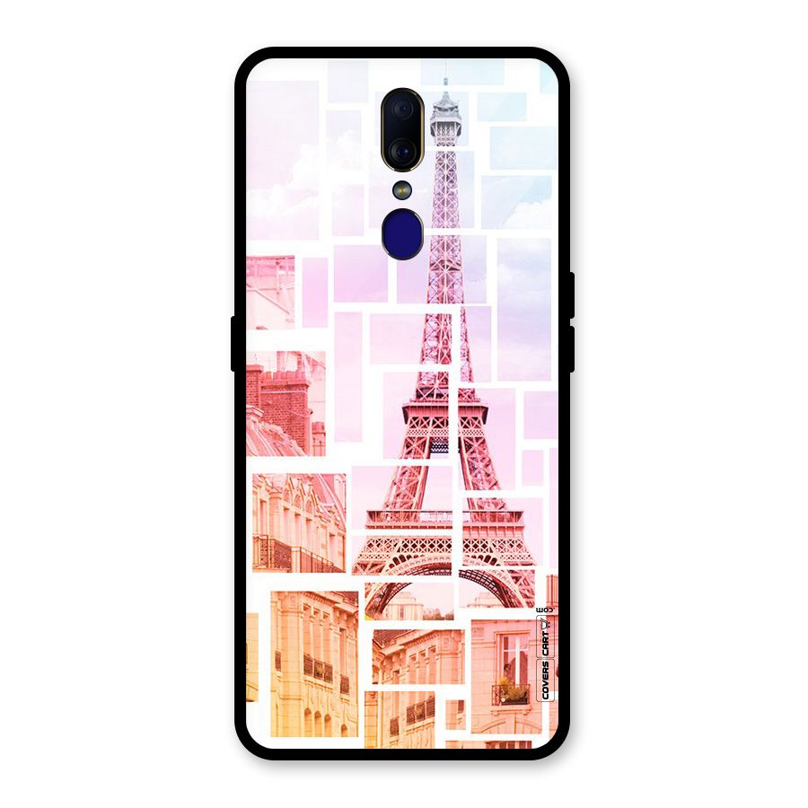 Mosiac City Glass Back Case for Oppo F11