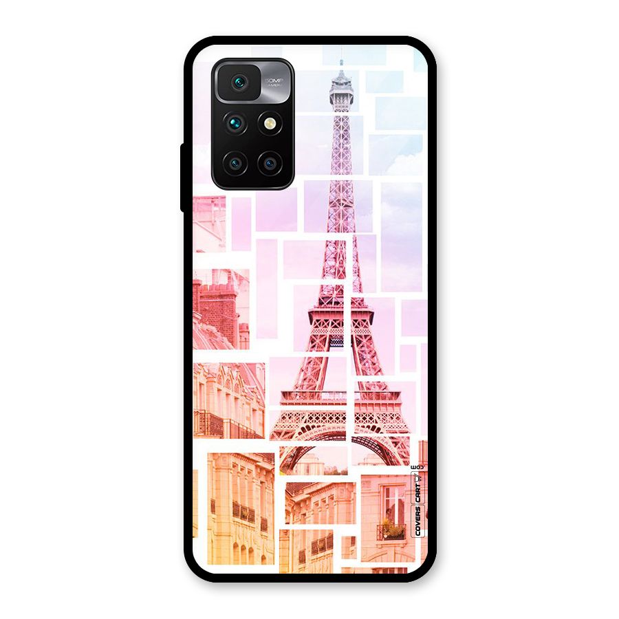 Mosiac City Glass Back Case for Redmi 10 Prime
