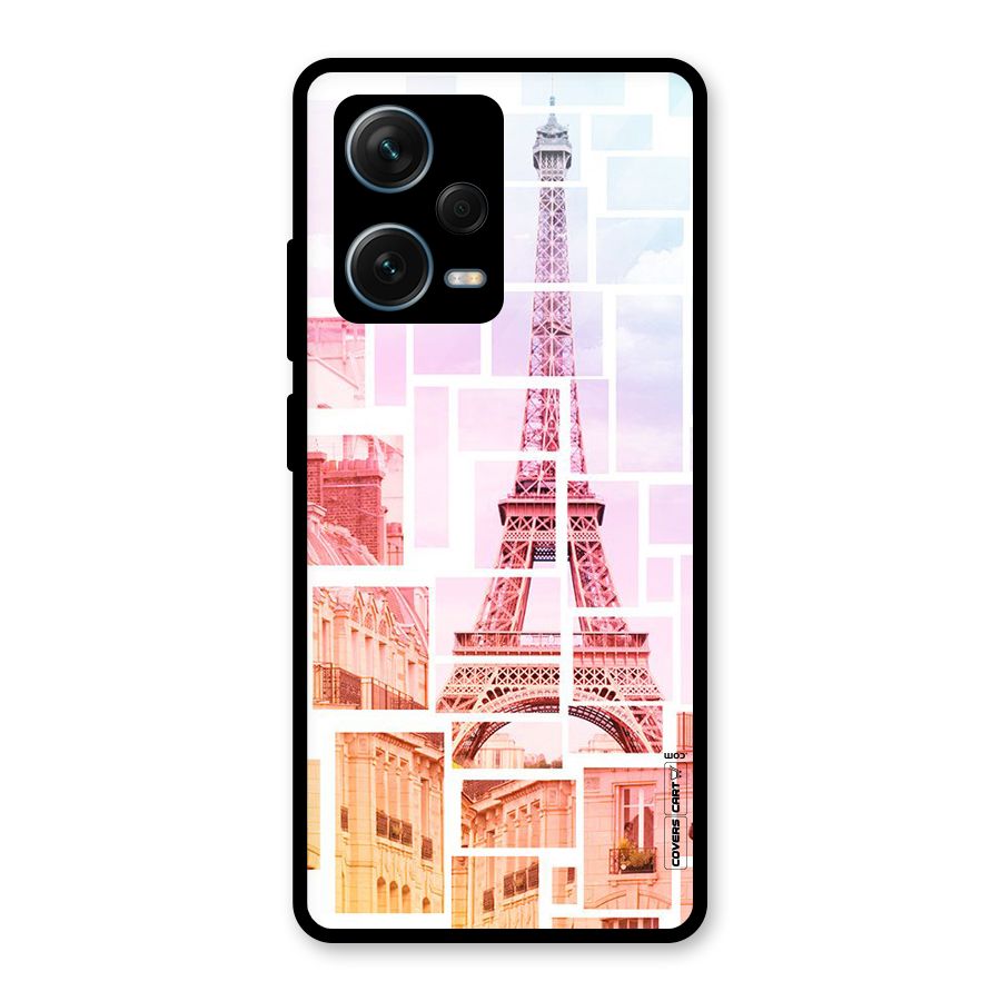Mosiac City Glass Back Case for Redmi Note 12 Pro Plus 5G