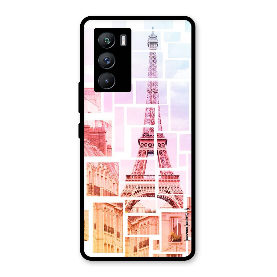 Mosiac City Glass Back Case for Vivo iQOO 9 SE