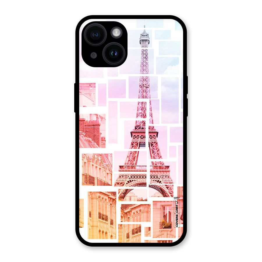 Mosiac City Glass Back Case for iPhone 14
