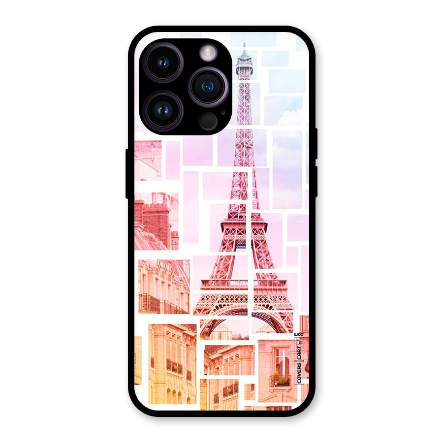 Mosiac City Glass Back Case for iPhone 14 Pro Max