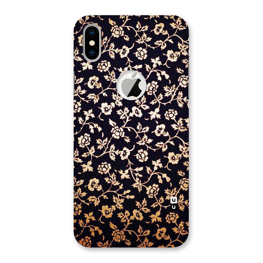 Most Beautiful Floral Back Case for iPhone XS Logo Cut