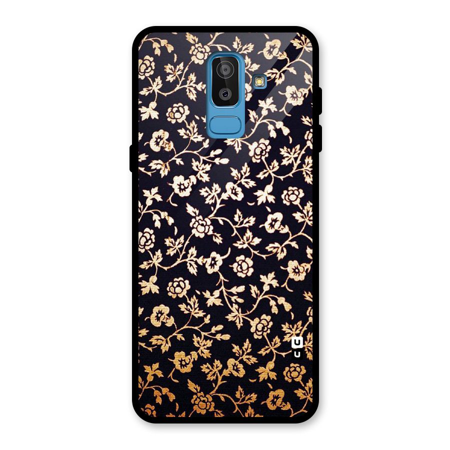 Most Beautiful Floral Glass Back Case for Galaxy J8