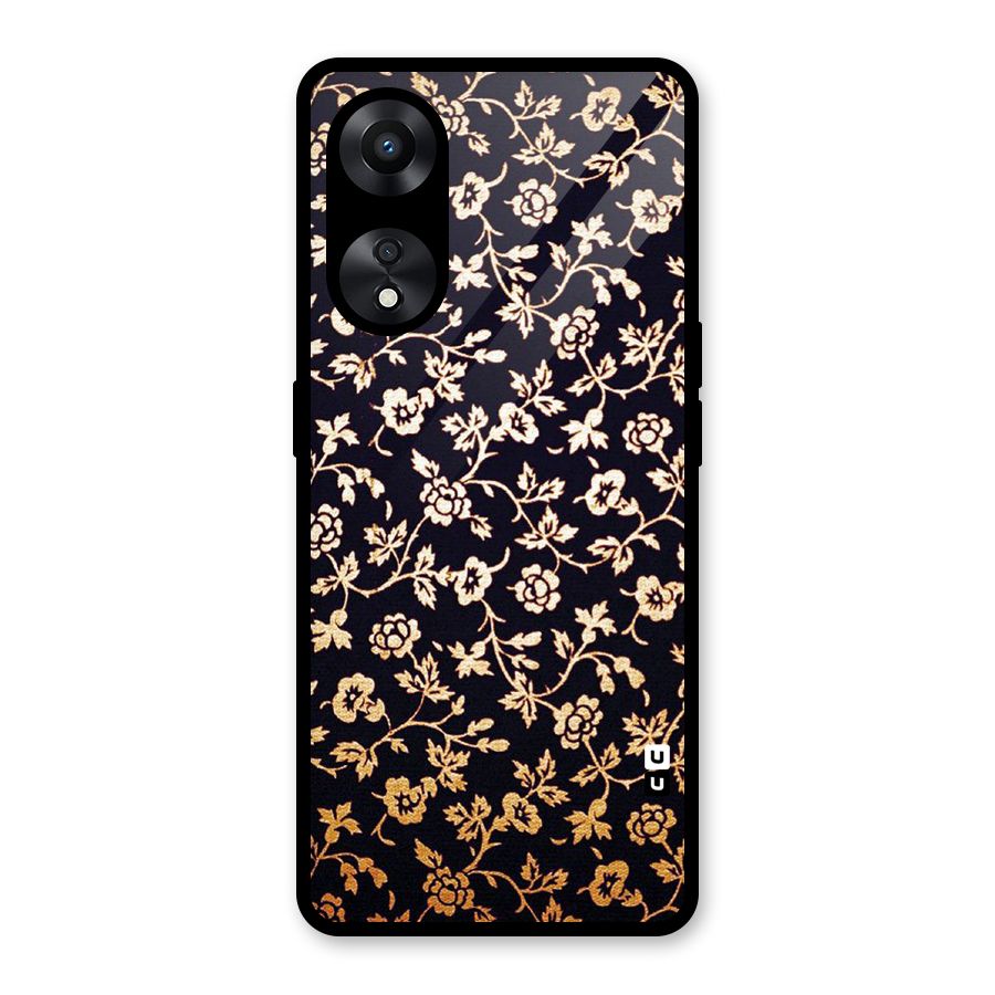 Most Beautiful Floral Glass Back Case for Oppo A78