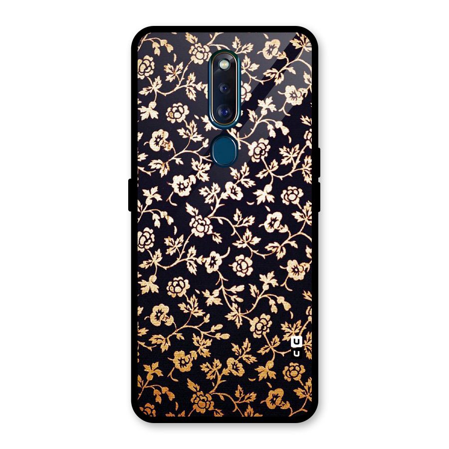 Most Beautiful Floral Glass Back Case for Oppo F11 Pro