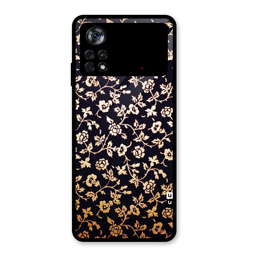 Most Beautiful Floral Glass Back Case for Poco X4 Pro 5G
