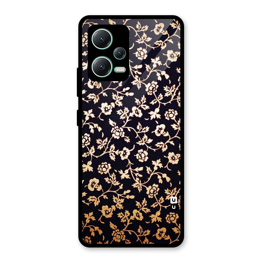 Most Beautiful Floral Glass Back Case for Redmi Note 12 5G