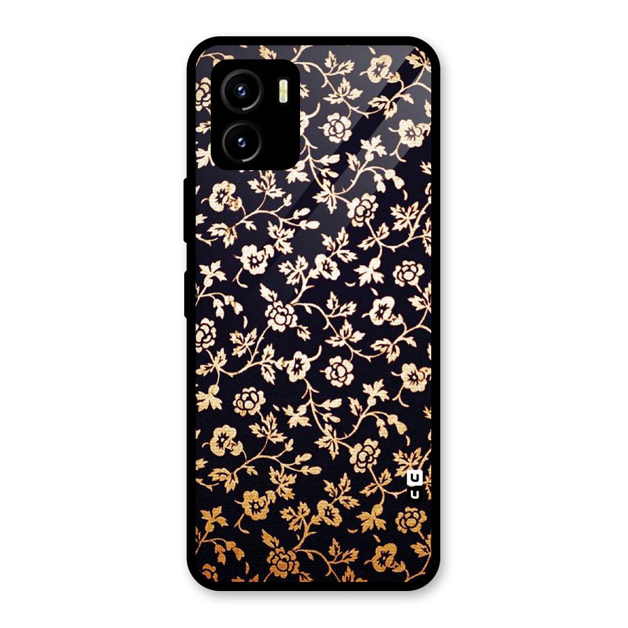 Most Beautiful Floral Glass Back Case for Vivo Y15s