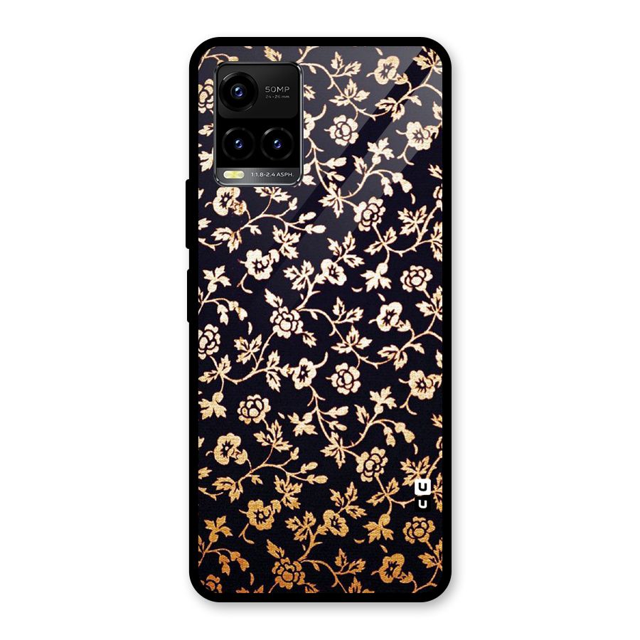 Most Beautiful Floral Glass Back Case for Vivo Y21A