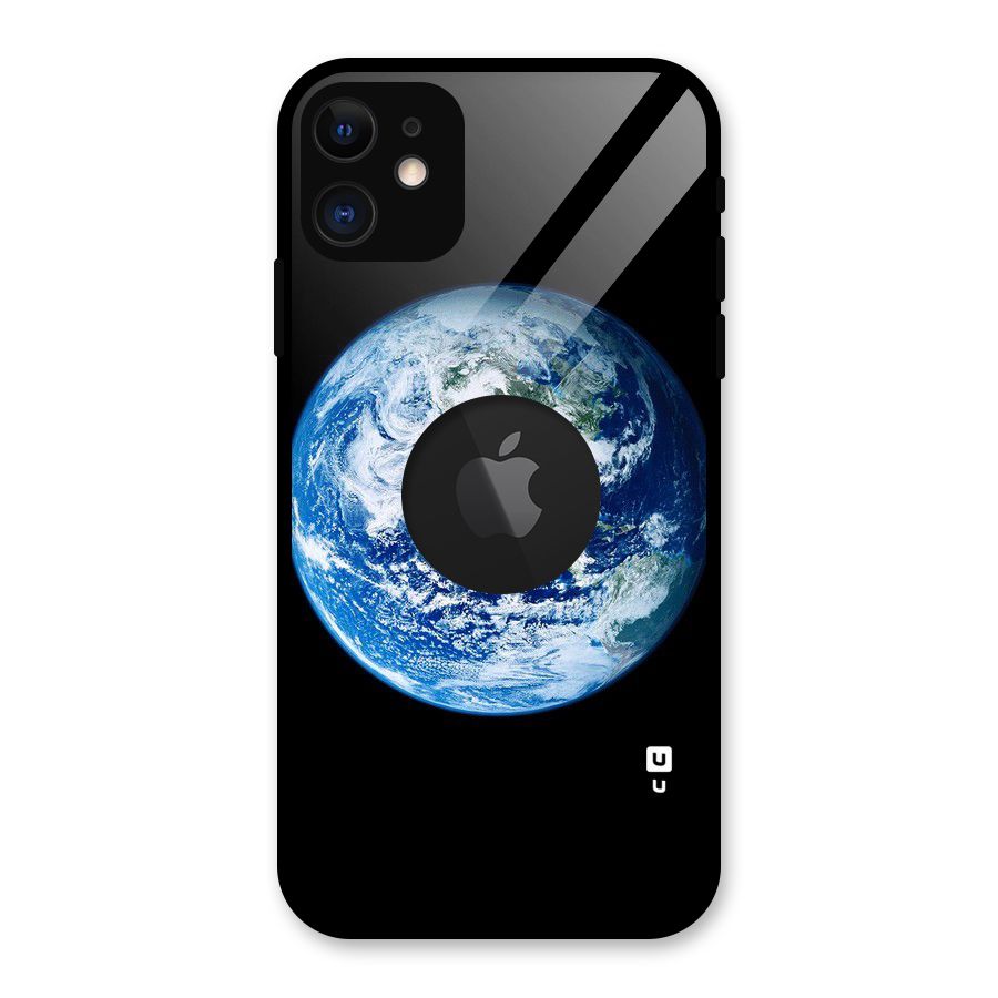 Mother Earth Glass Back Case for iPhone 11 Logo Cut