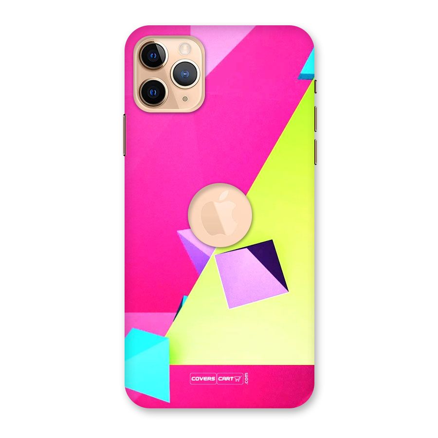 Motion Triangles Back Case for iPhone 11 Pro Max Logo Cut