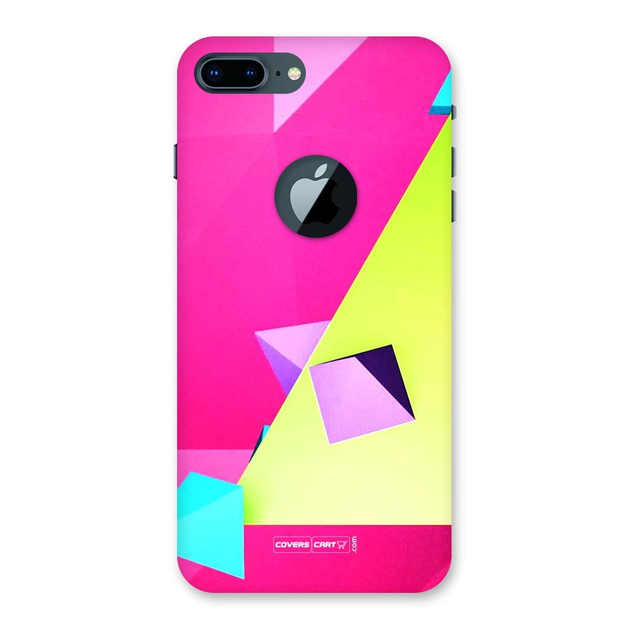 Motion Triangles Back Case for iPhone 7 Plus Logo Cut