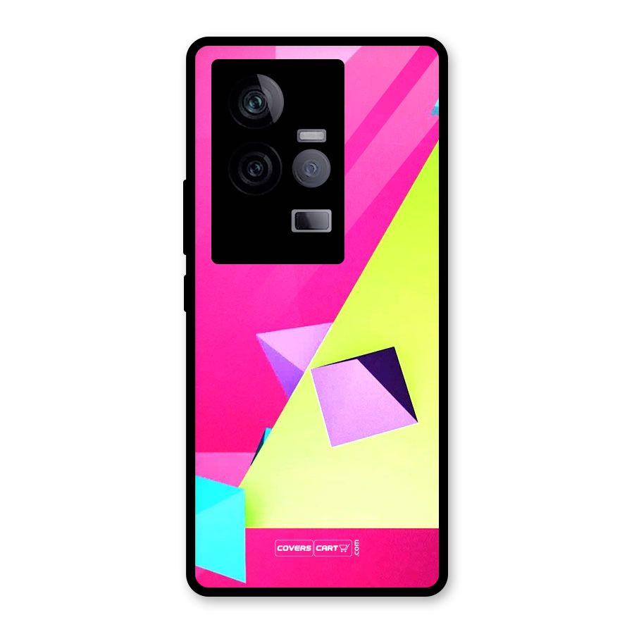 Motion Triangles Glass Back Case for Vivo iQOO 11 5G