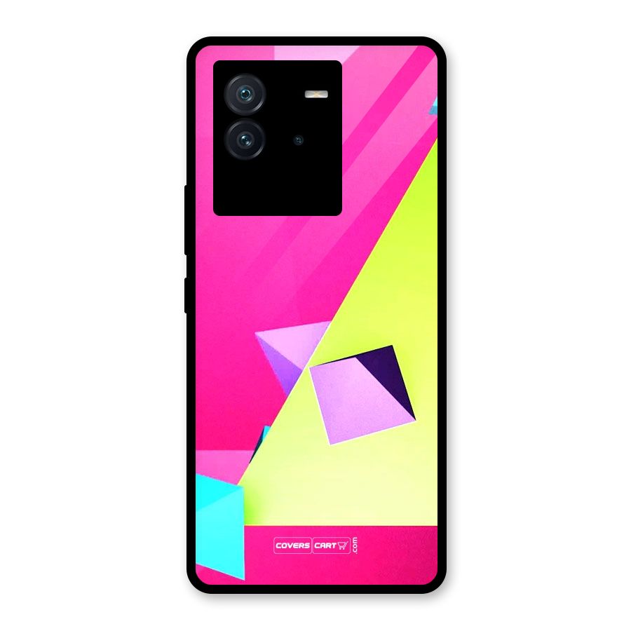 Motion Triangles Glass Back Case for Vivo iQOO Neo 6 5G