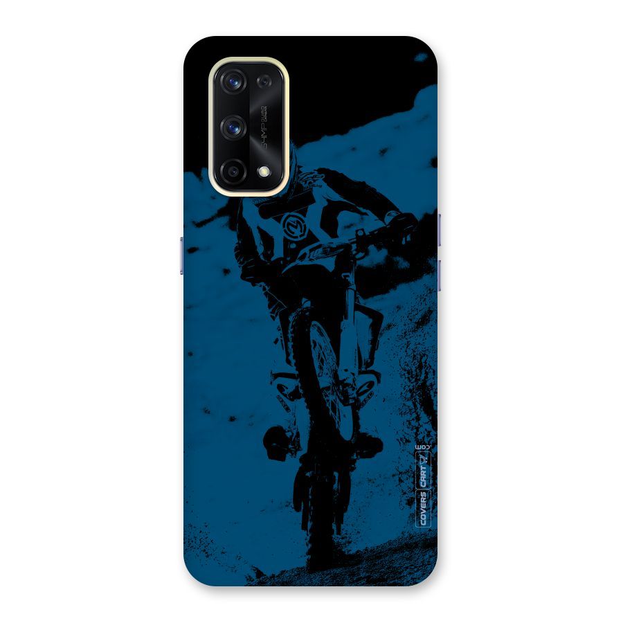 Moto Combat Glass Back Case for Realme X7 Pro