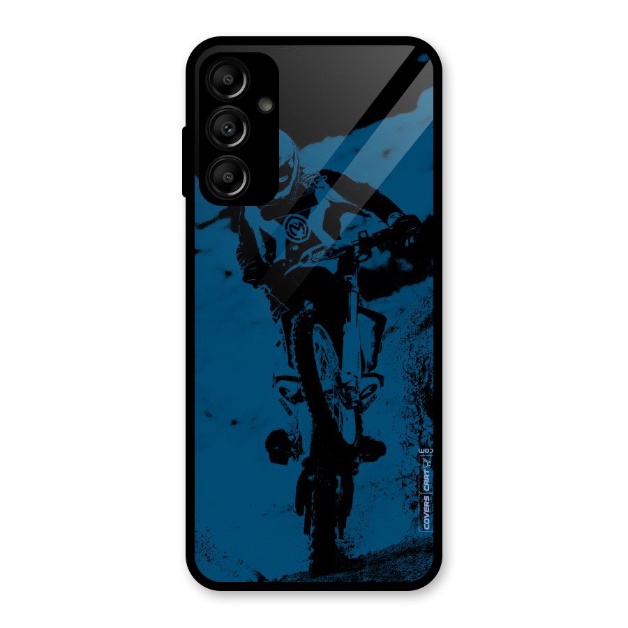 Moto Combat Glass Back Case for Galaxy A14 5G