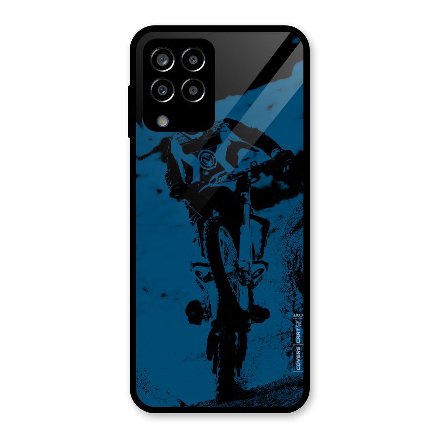 Moto Combat Glass Back Case for Galaxy M33