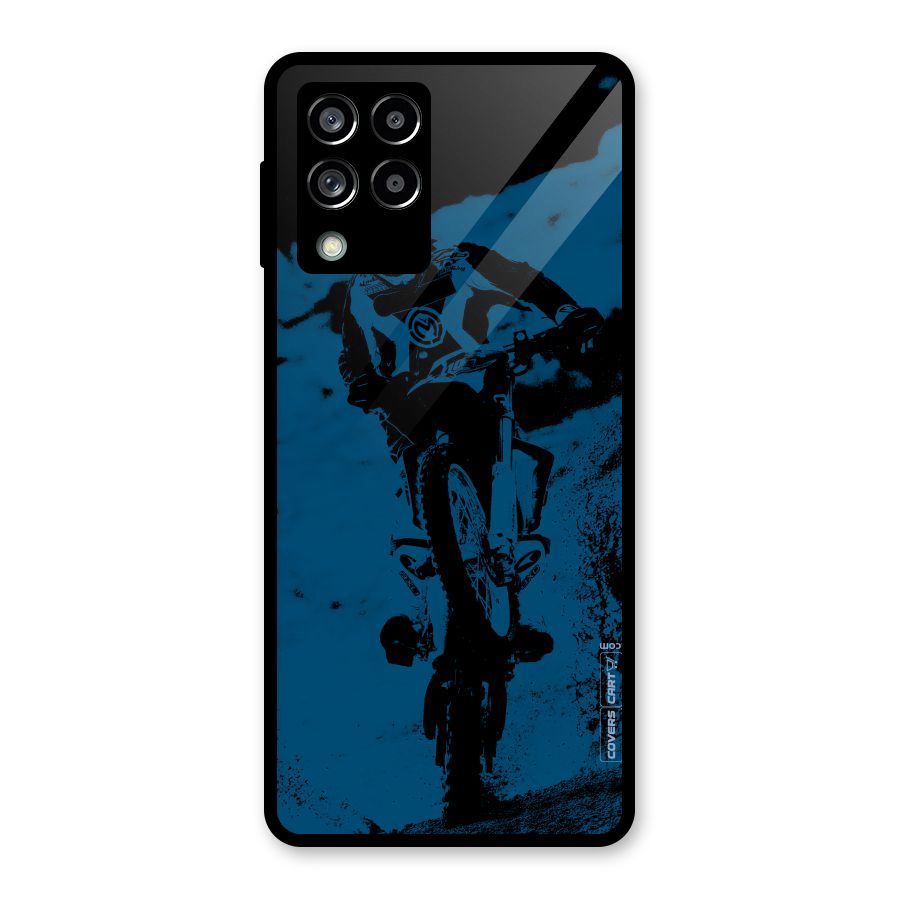 Moto Combat Glass Back Case for Galaxy M53 5G