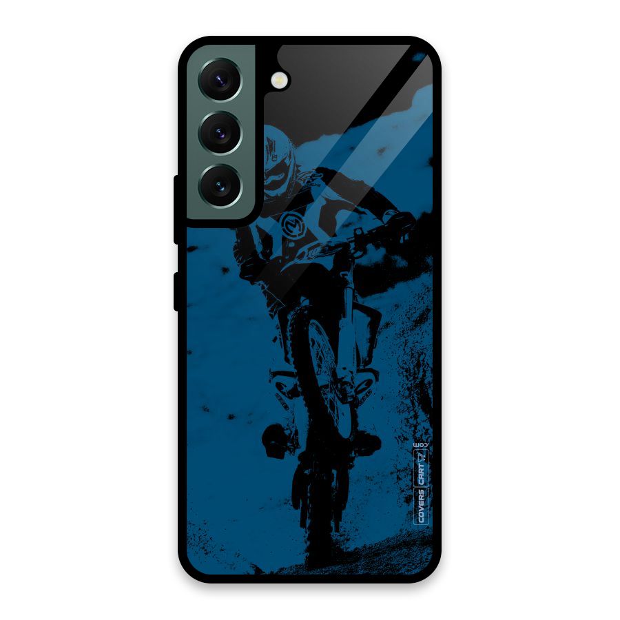 Moto Combat Glass Back Case for Galaxy S22 5G