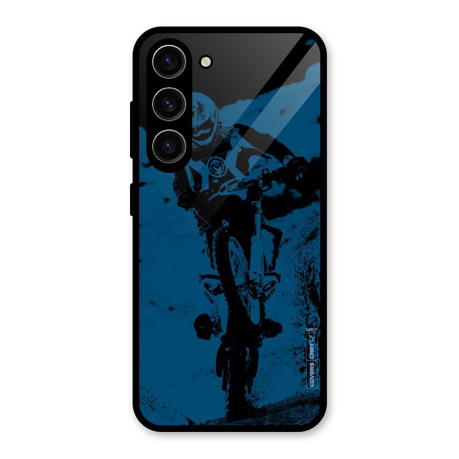 Moto Combat Glass Back Case for Galaxy S23