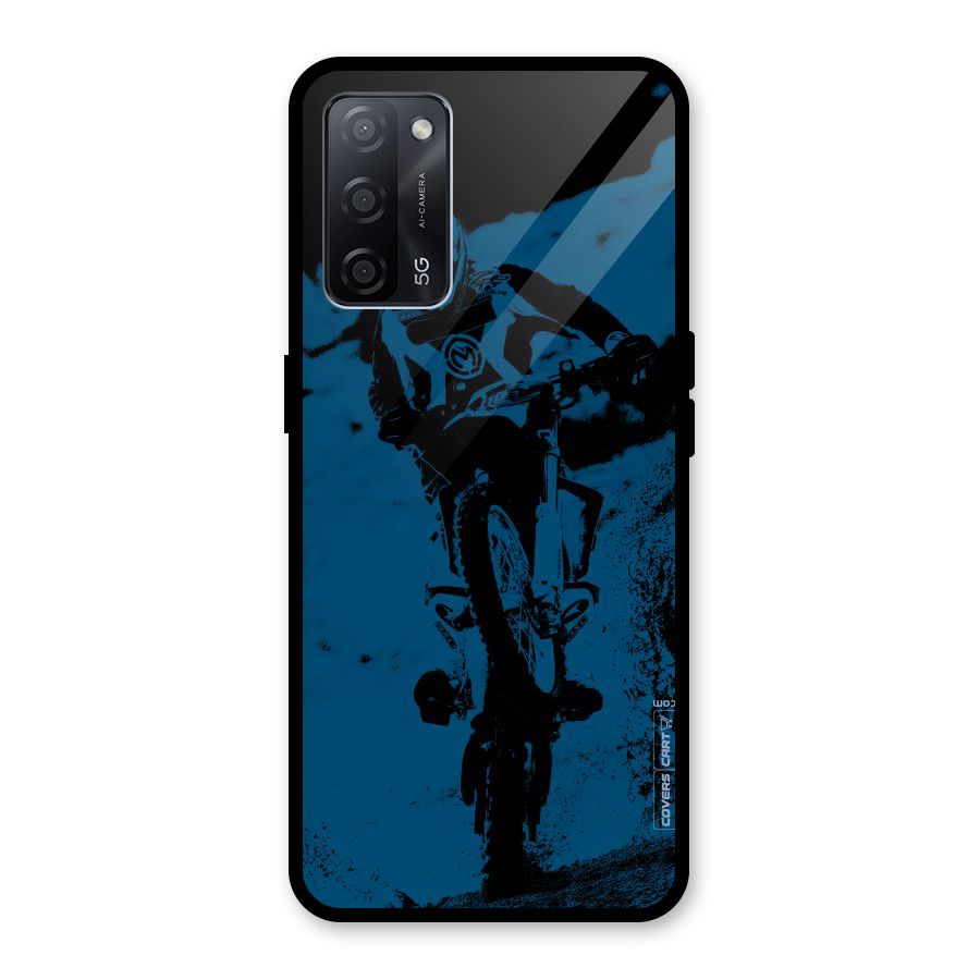 Moto Combat Glass Back Case for Oppo A53s 5G