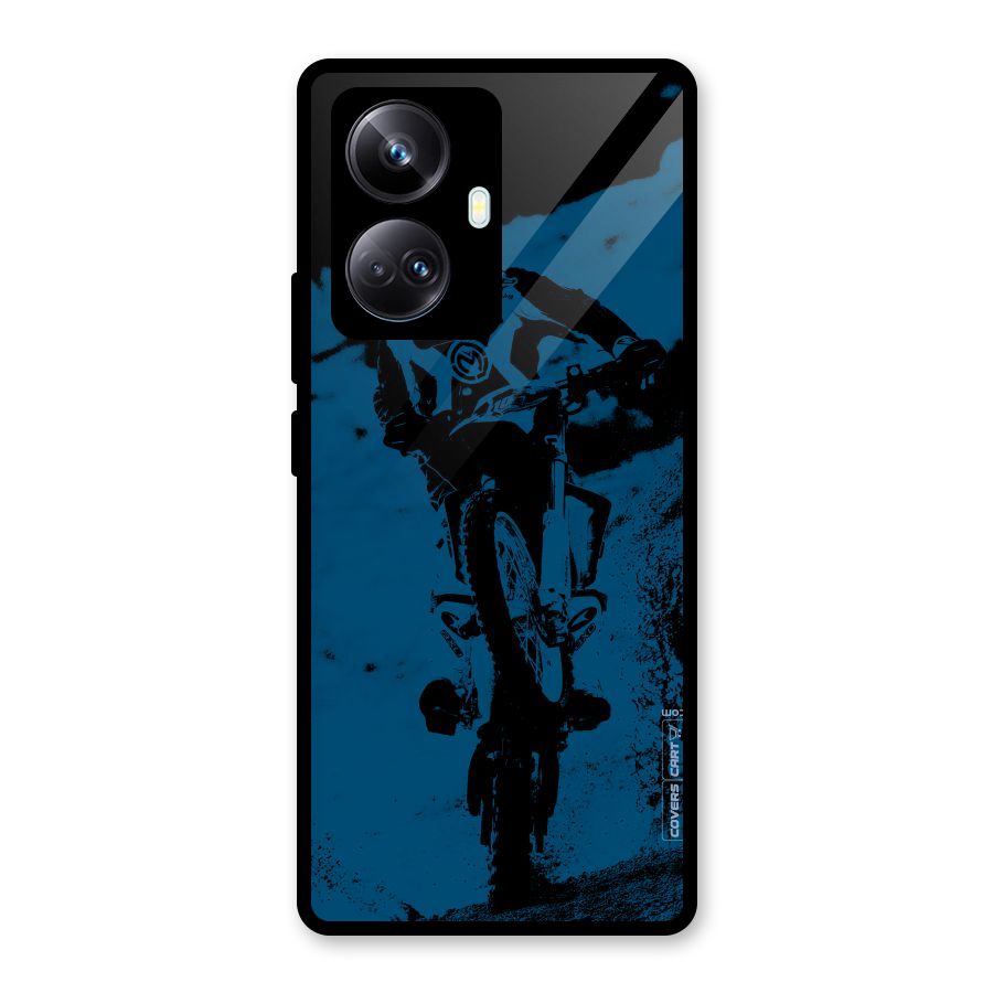 Moto Combat Glass Back Case for Realme 10 Pro Plus