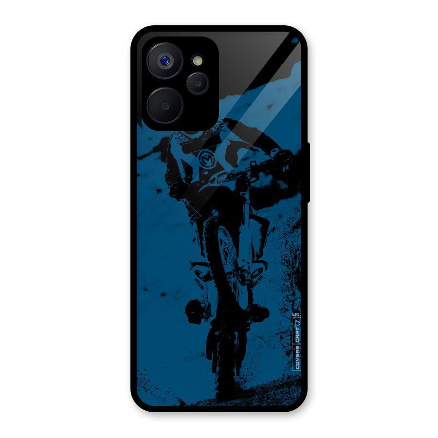 Moto Combat Glass Back Case for Realme 9i 5G